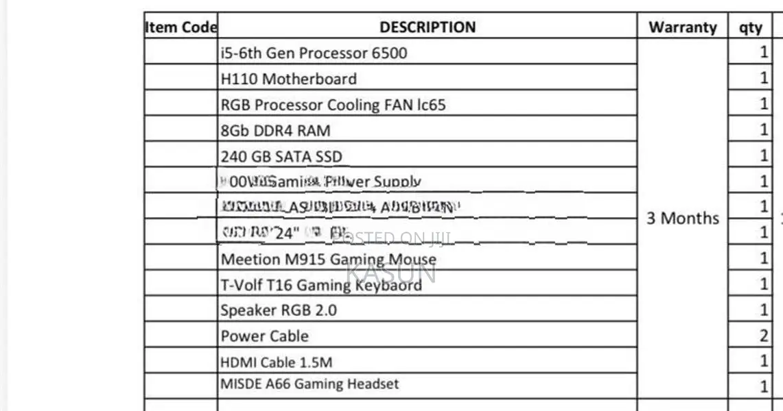 Intel H110 PC