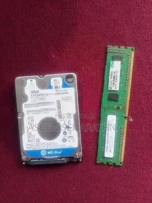 wd 500gb hard with ddr 3 2gb ram