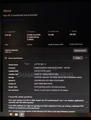 i5 4th Gen Desktop Computer