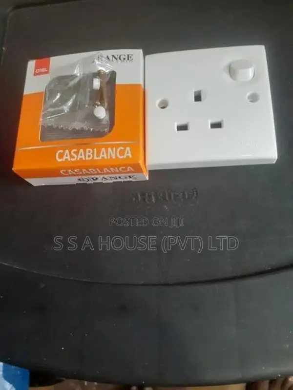 Orange 13A Plug Base