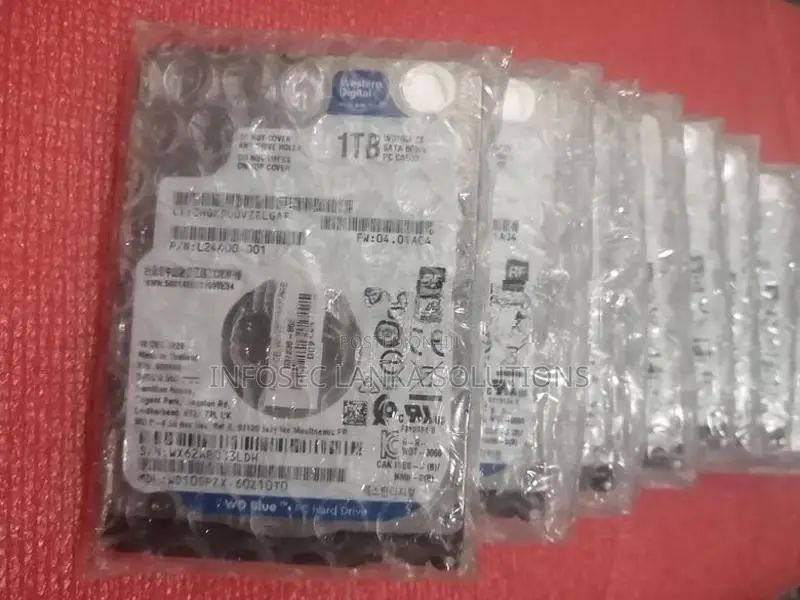 1TB - Laptop Hard Disk's