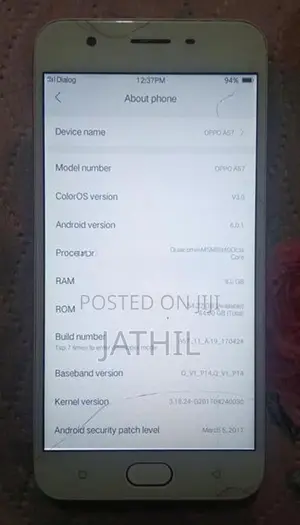 Oppo A57 (Used)