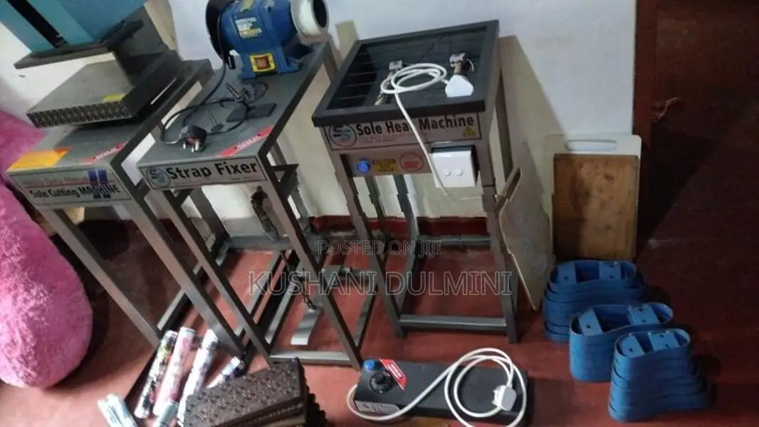Sole Cutting/Fixer/Heat All Machines with molts