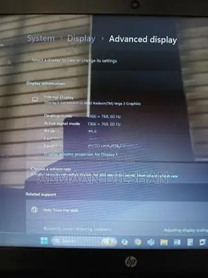 HP AMD ryzen 15.6' 256GB