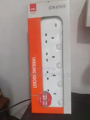 Orange Trailing Socket 3m