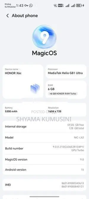 Honor X6c (Used)
