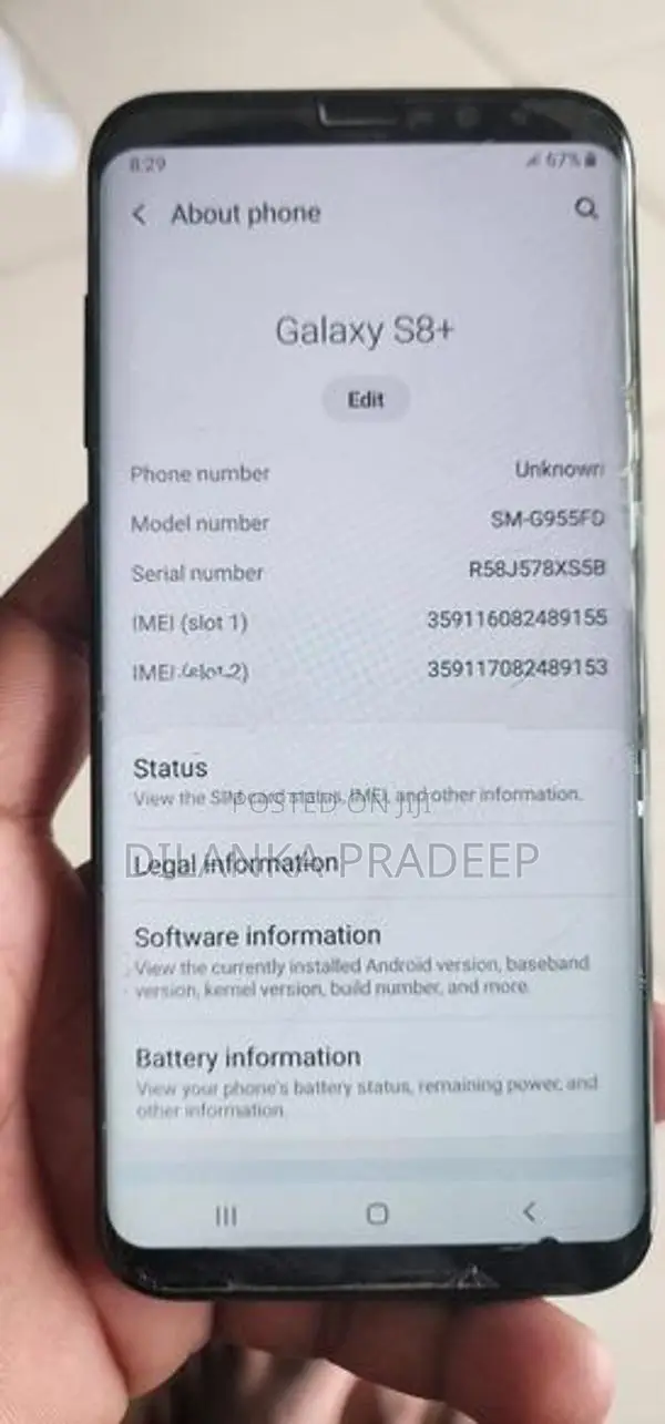 Samsung Galaxy S8+ (Used)