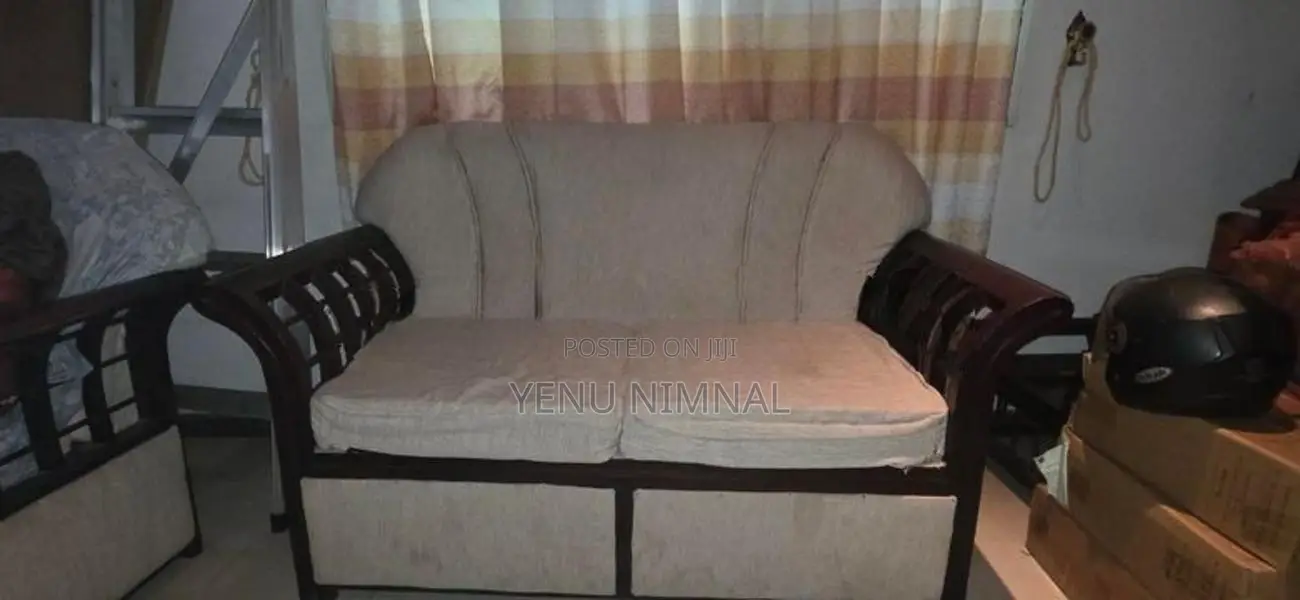 Teak Wood 3 Set Sofa