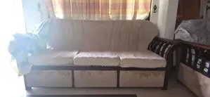 Teak Wood 3 Set Sofa