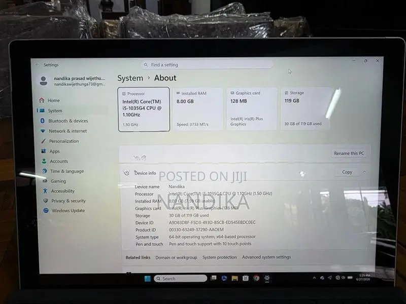 Microsoft Surface Pro 7 Core i5 10th Gen