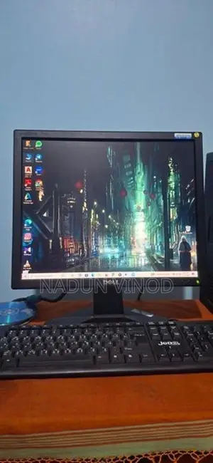 desktop pc with monitor
