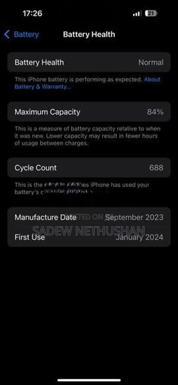 Apple iPhone 15 (Used)