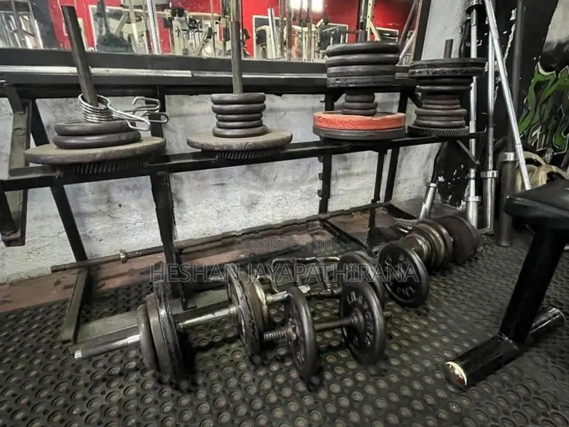 Barbell with Dumbbells