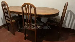 Teak Wood Dining Table with 3 Chairs