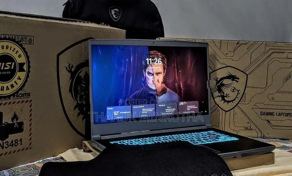 MSI Thin 15 Core i5 12th Gen RTX 2050 | 8GB Gaming Laptop