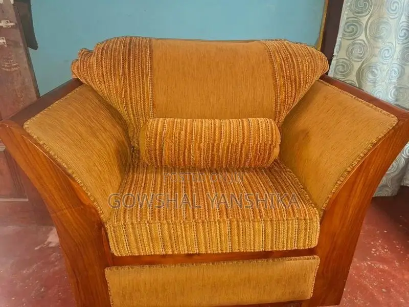 Solid Teak Wood Sofa Set (3+2+1)