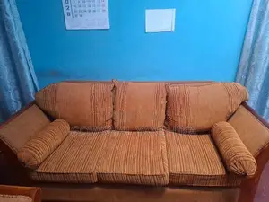 Solid Teak Wood Sofa Set (3+2+1)