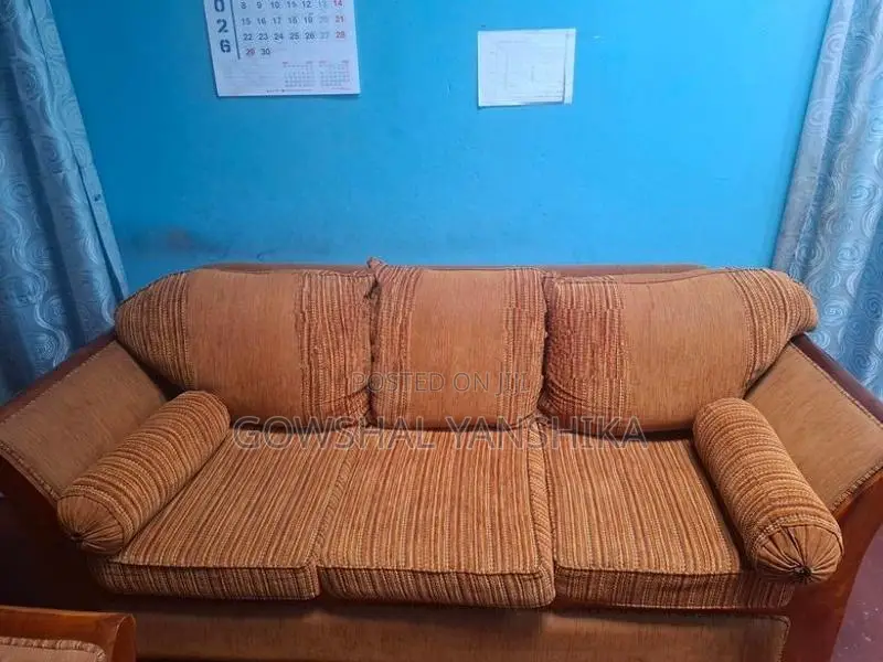 Solid Teak Wood Sofa Set (3+2+1)