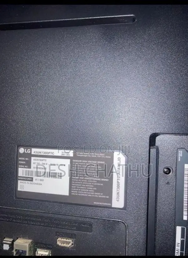 LG 43" UHD Smart TV for Parts