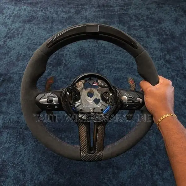 Suede BMW Steering Wheel