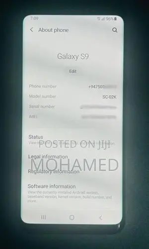 Samsung Galaxy S9 (Used)