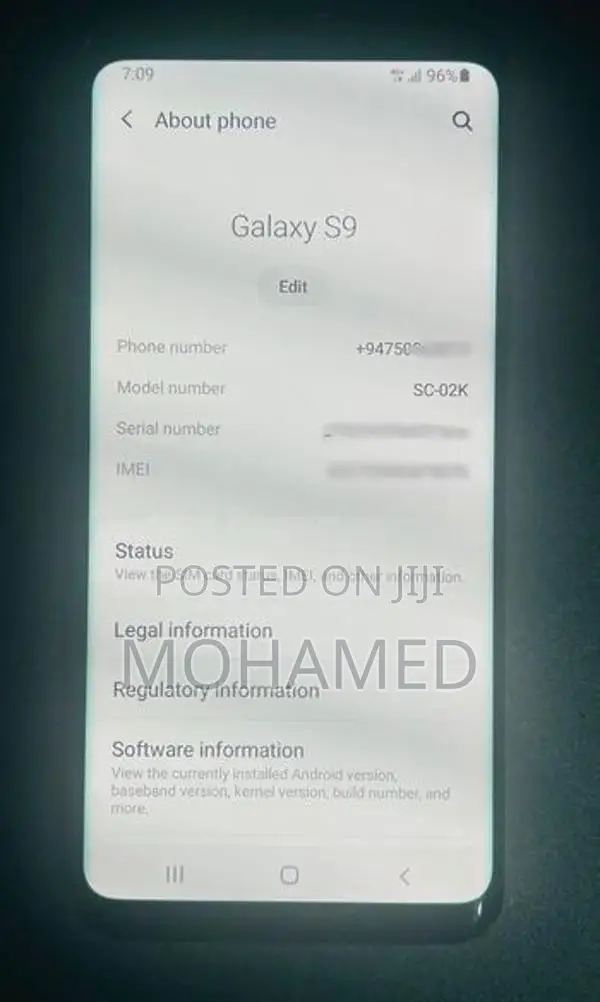 Samsung Galaxy S9 (Used)