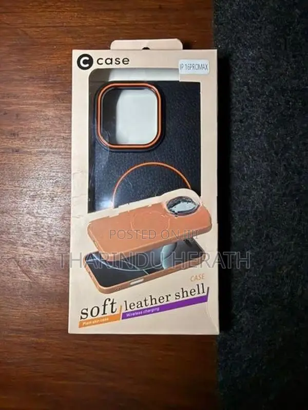 iPhone 16 Pro Max Premium Soft Leather MagSafe Case – Brand New