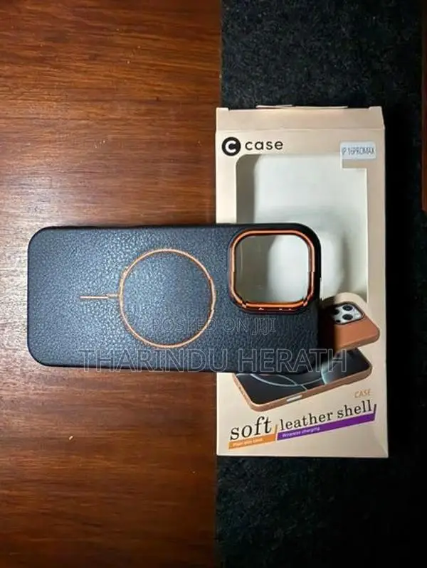 iPhone 16 Pro Max Premium Soft Leather MagSafe Case – Brand New