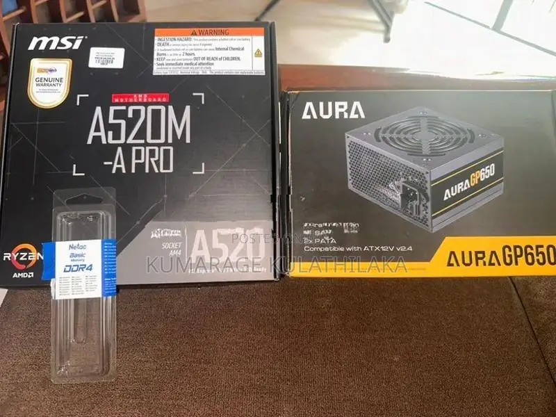 Ryzen 5 Gaming PC with MSI 22” 100Hz Monitor