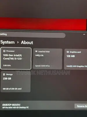 HP Pro Mini 400 G9 Desktop