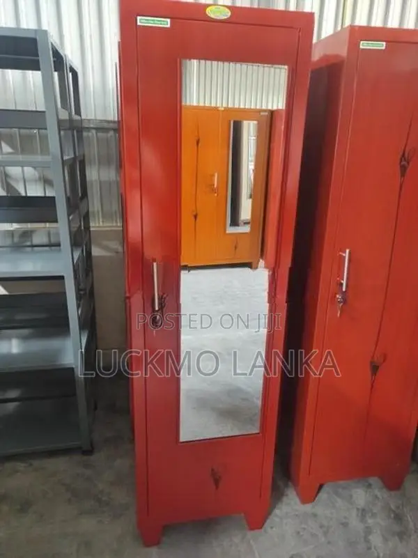 New 6x1.5 One Door Steel Cupboard With Mirror (D11)