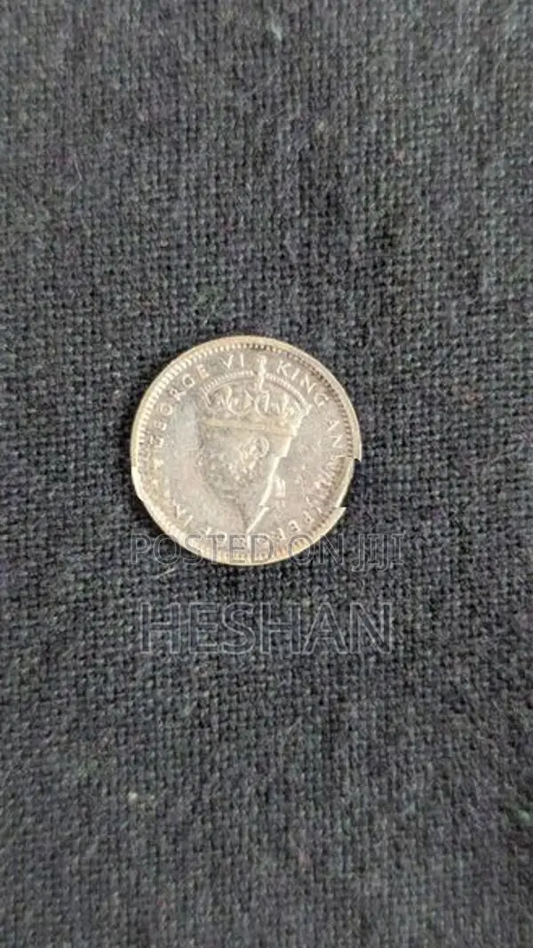 King George VI 10 Cents Silver Coin