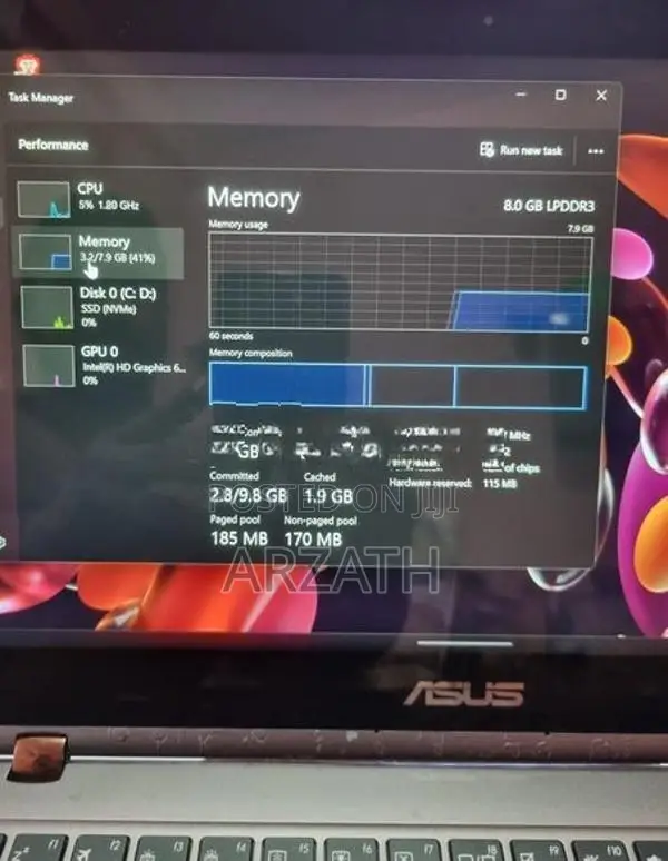 ASUS I7 7TH GEN TOUCH LAPTOP DDR4 8GB RAM 512 SAMSUNG NVME SSD