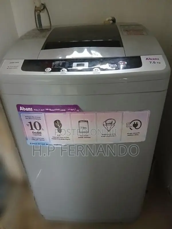 washing machine abans 7.5KG fully automatic