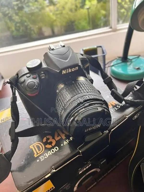 Nikon D3400 DSLR Camera With 18-55mm Lens