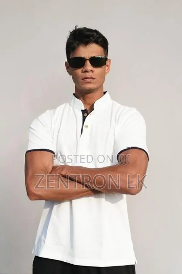 WAFFLE CUT CHINESE COLLAR