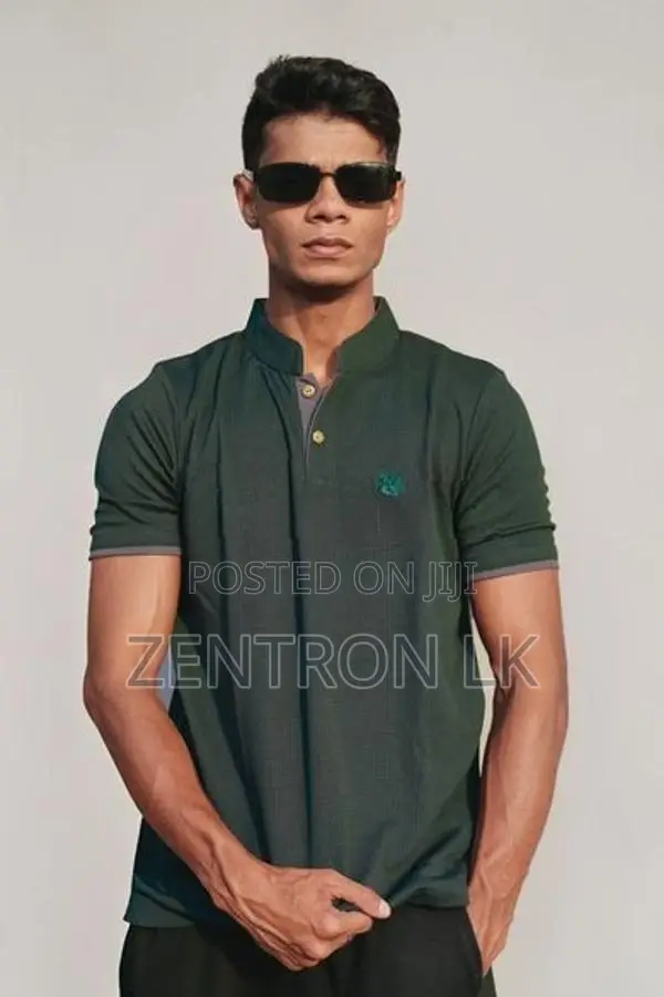 WAFFLE CUT CHINESE COLLAR