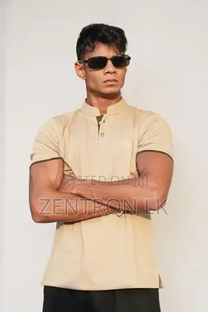 WAFFLE CUT CHINESE COLLAR
