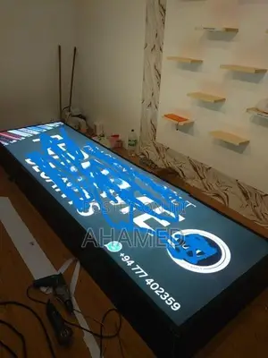 Shop UV Light Name Board