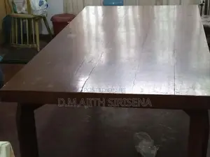 Mahogany Dining Table with Chairs