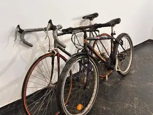 A racing Bicycle with mountain