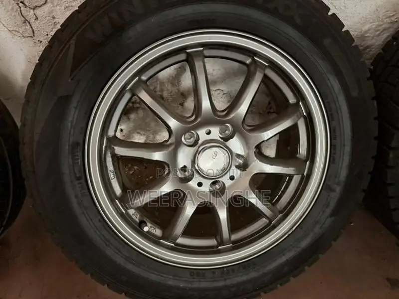 4 TYRES WITH ALLOY WHEELS