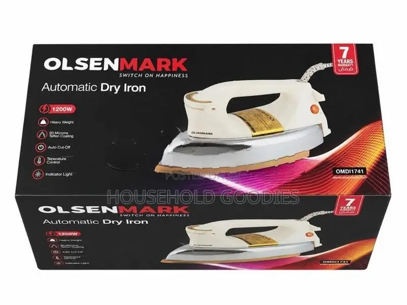 Brand New OLSEN MARK Automatic Dry Iron