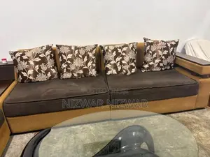 Sofa with Glass Table