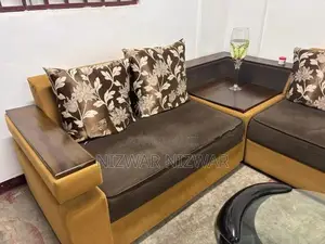 Sofa with Glass Table