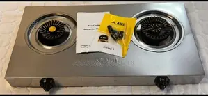 AIKO Gas Cooker Stainless Steel 2 Burner