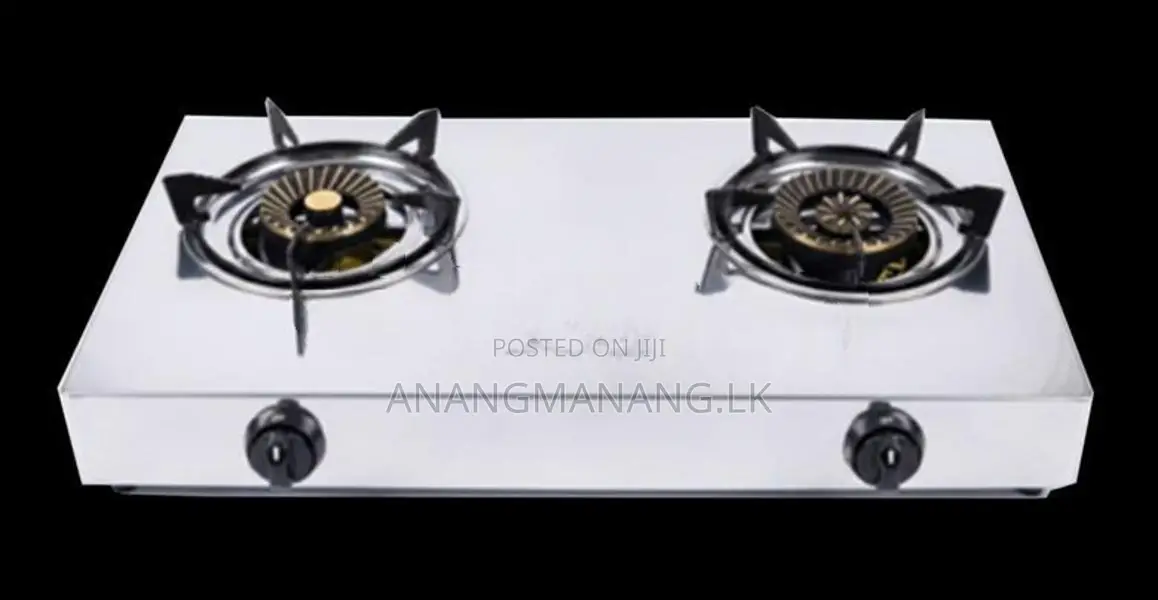 AIKO Gas Cooker Stainless Steel 2 Burner