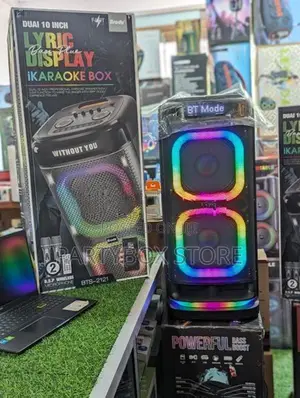 Brodu BTS-2121 High Power Outdoor Party Speakers with Dual Mic (200W)