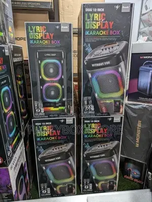 Brodu BTS-2121 High Power Outdoor Party Speakers with Dual Mic (200W)