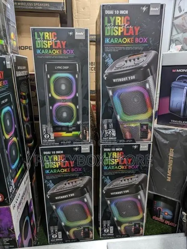Brodu BTS-2121 High Power Outdoor Party Speakers with Dual Mic (200W)